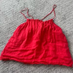 Banana Republic Red Strappy Top